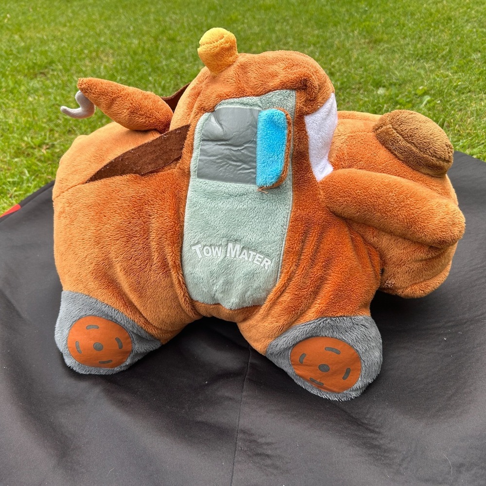 Pillow Pets Disney Pixar Cars 2 Tow Mater Plush Stuffed Pillow Toy Tow Truck - Picture 3 of 9